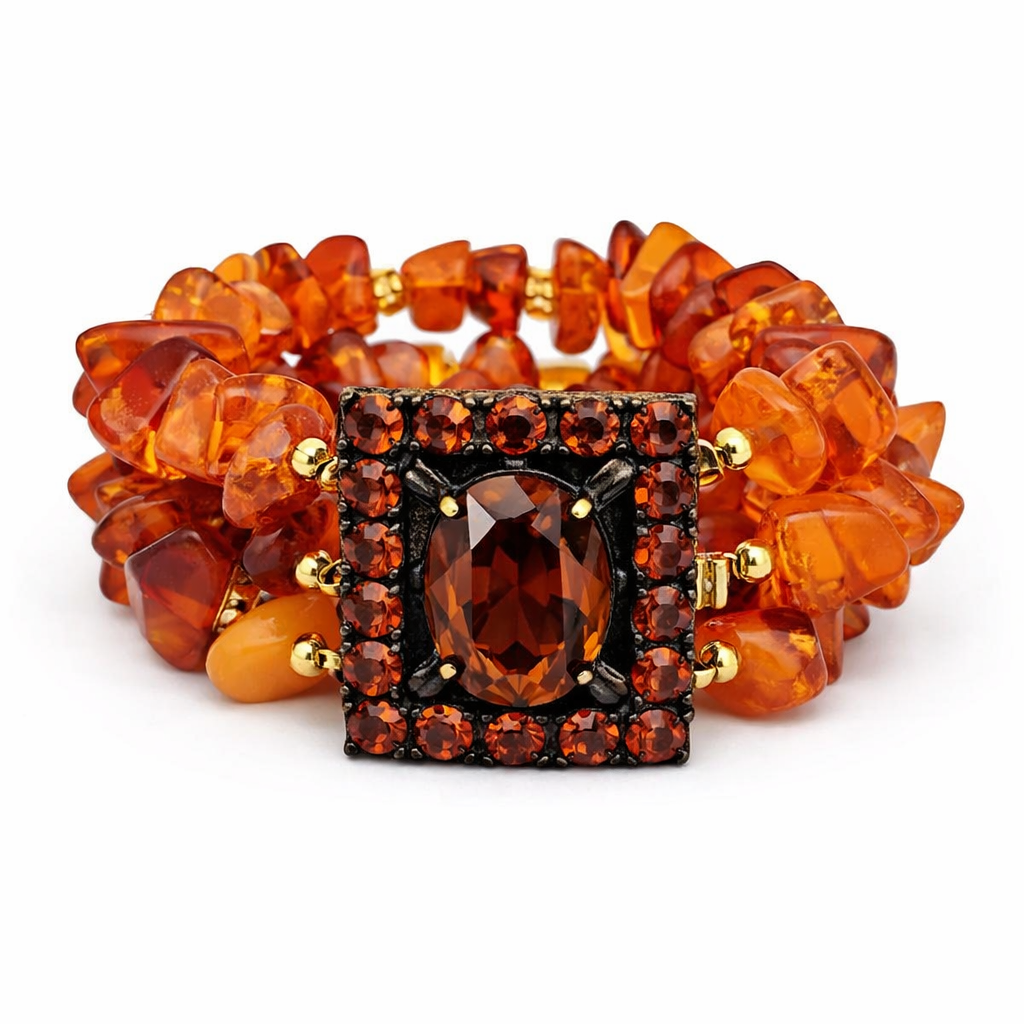 COGNAC AMBER BRACELET