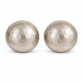 SILVER SPHERE CLIPS