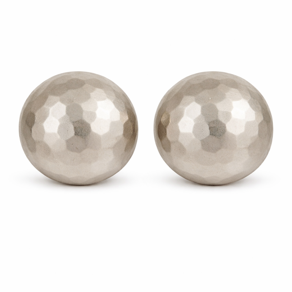 SILVER SPHERE CLIPS