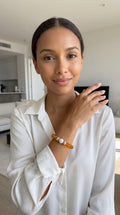 Amber & Pearl Amulet