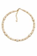 Mediterranean White Shell & Pearl Necklace