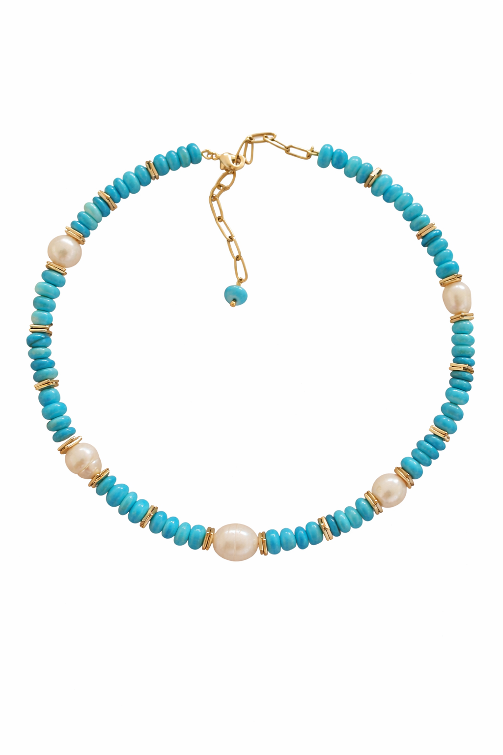 Mediterranean Shell, Pearl and Hematite Necklace