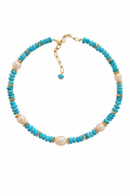 Mediterranean Shell, Pearl and Hematite Necklace