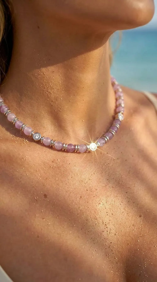 Amethyst Crystal Choker